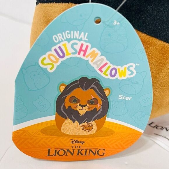 Squishmallows Disney The Lion King  Scar  7”   NWT - Picture 5 of 5